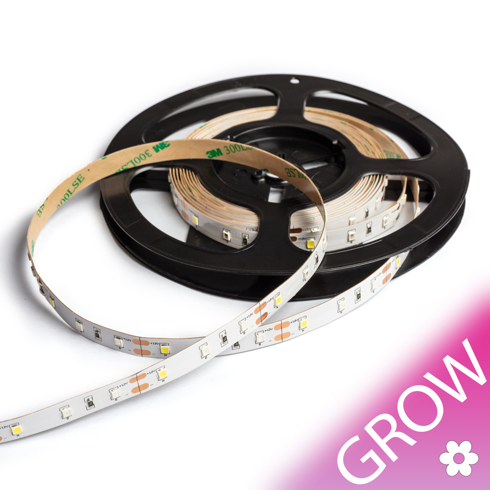 AZ-LED LED pásek 12W GROW 1m-120 LED/metr pro rostliny