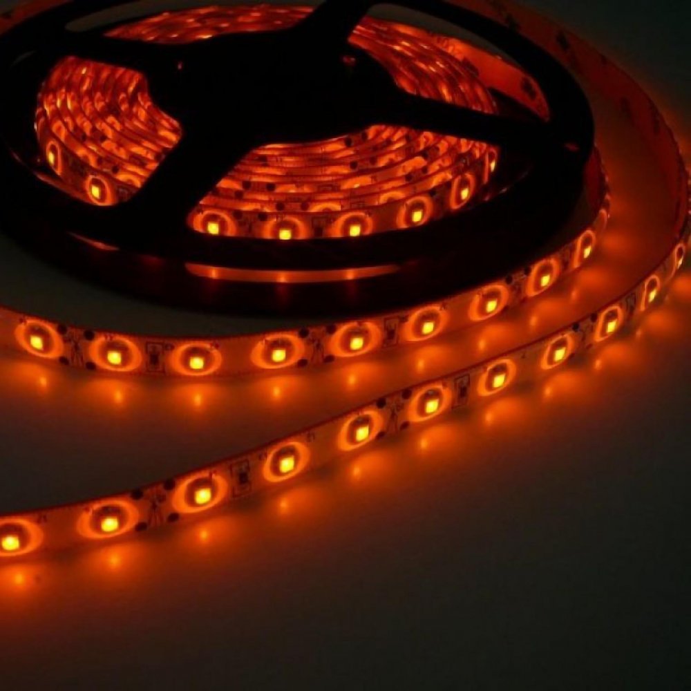 T-LED LED pásek vnitřní SQ3-300 Oranžová 07124 12V 4,8W/m IP 20 Počet diod 60