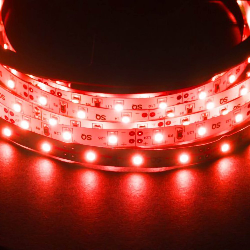 T-LED LED pásek zalitý SQ3-W300 Červená 07117 12V 4,8W/m IP 50 Počet diod 60