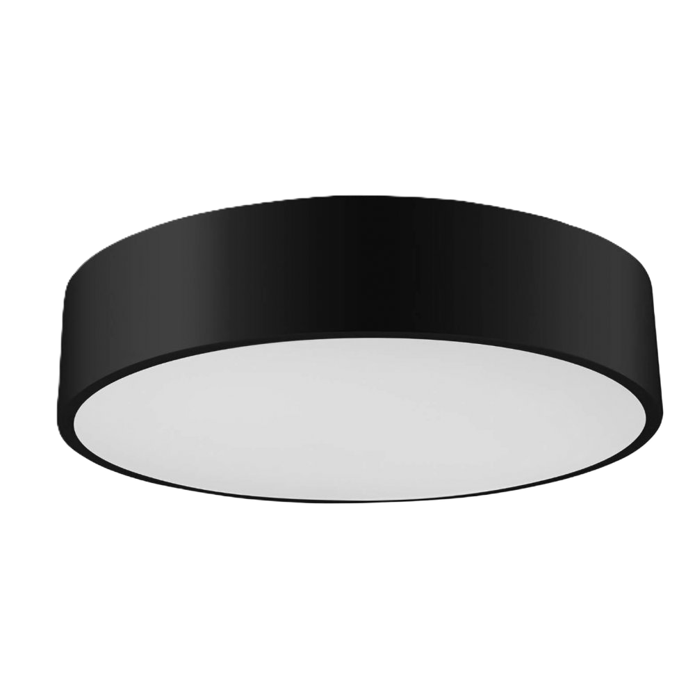 Černé LED stropní svítidlo
