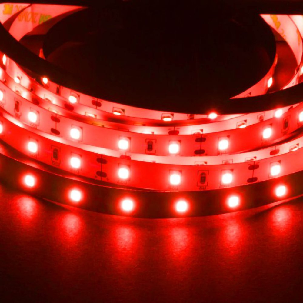 T-LED LED pásek SB3-300 vnitřní Červená 07708 12V 12W/m IP 20 počet diod 60