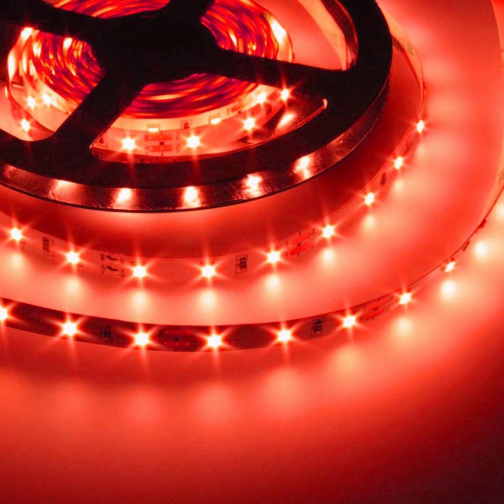 T-LED LED pásek vnitřní SQ3-300 Červená 07101 12V 4,8W/m IP 20 Počet diod 60