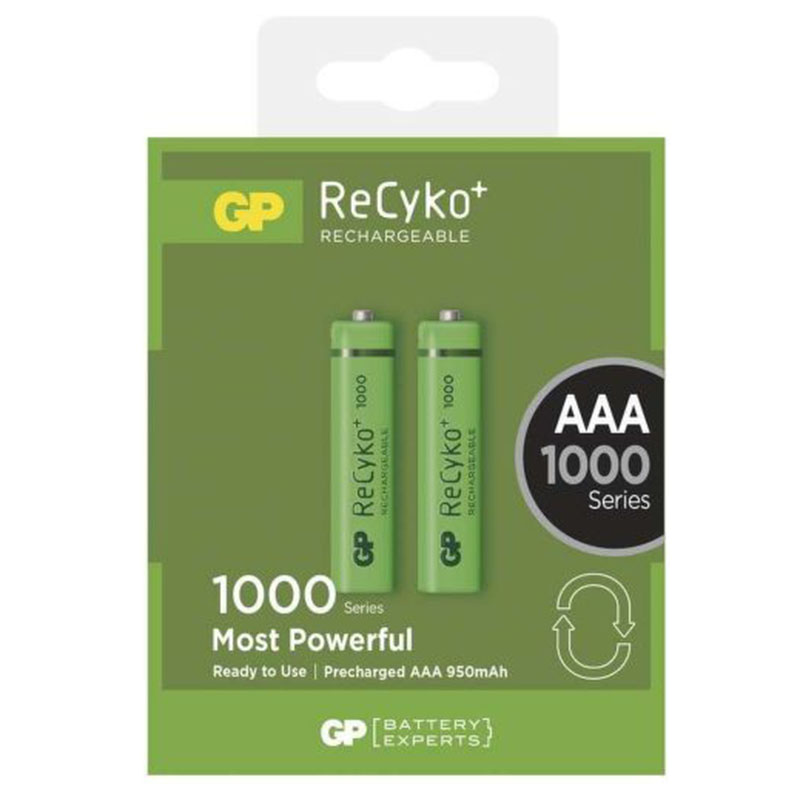 GP Nabíjecí baterie ReCyko+ 1000 HR03 (AAA) 2 ks 1032112080