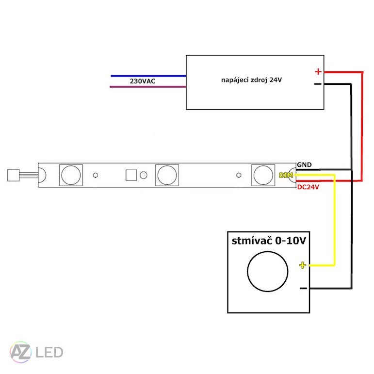 LED modul 24V 9W 3OS9W-DW