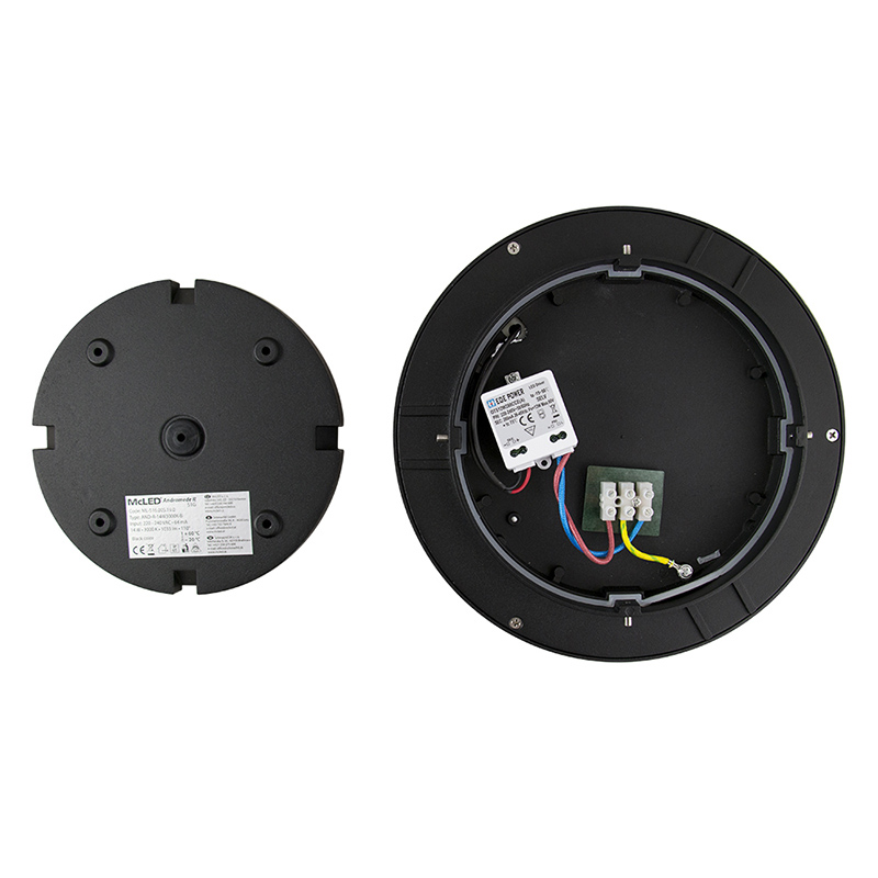 Přisazené LED svítidlo ANDROMEDE R 14W IP65 černá