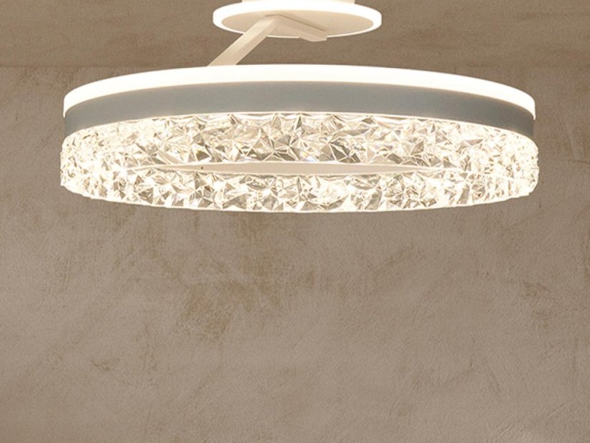 LED luxusní stropní křišťálové svítidlo s dálkovým ovladačem 85W - TA1306/W