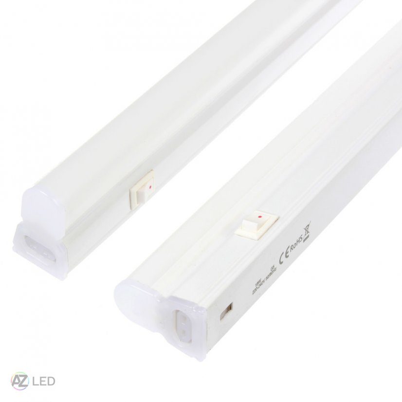 LED svítidlo T5-L120 18W 120cm s vypínačem - Barva světla: Teplá bílá