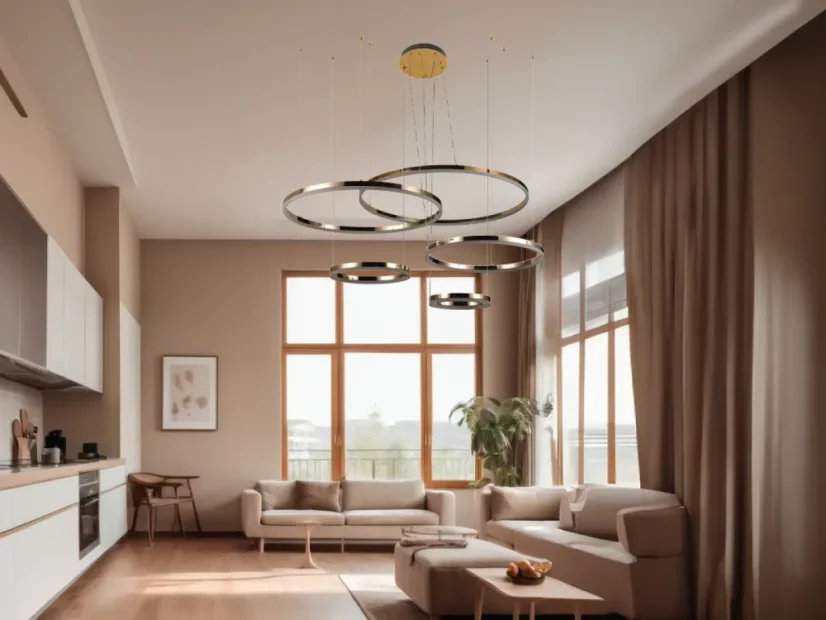 LED závěsné svítidlo s dálkovým ovladačem 220W - J4372/G