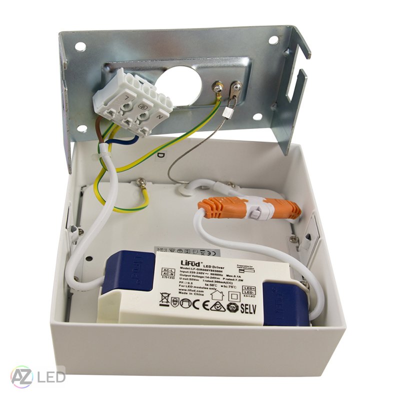 LED svítidlo Vanda S8, 8W, IP20 bílá - Barva světla: Teplá bílá