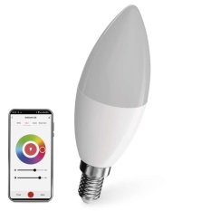 LED žárovka Emos Gosmart E14 svíčka 4,8W WiFi 470 lm 180 °