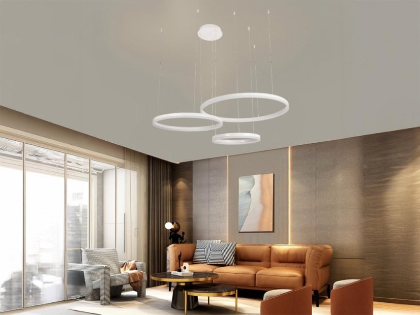 LED závěsné svítidlo + dálkový ovladač 125W - J4384/W