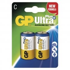 Alkalická baterie GP Ultra Plus LR14 (C) 2ks