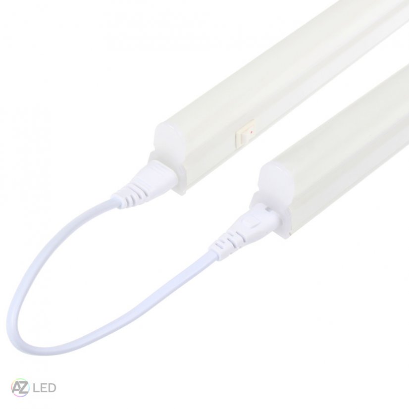 LED svítidlo T5-L120 18W 120cm s vypínačem - Barva světla: Teplá bílá