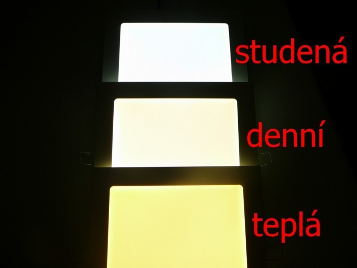 LED panel SN12 čtvercový 12W 170x170mm bílý