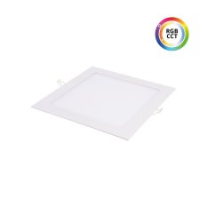 LED panel vestavný čtvercový bílý 24V 18W RGBCCT 174x174mm