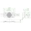LED modul 12V 1,32W 4323-1060 studená bílá