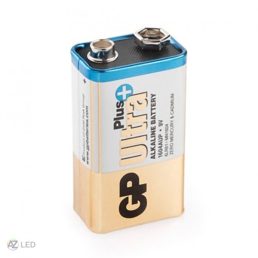 Alkalická baterie GP Ultra Plus 6LF22 (9V) 1ks