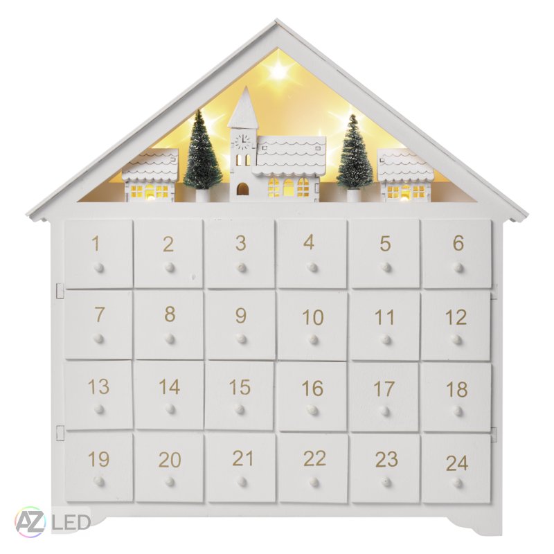 LED adventní kalendář Hvězdy 2x AA