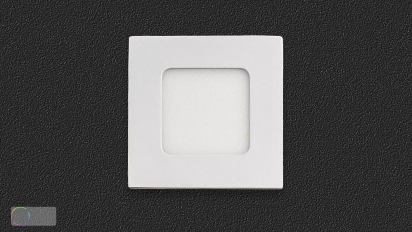 LED panel SQUARE BASIC 6W 6000 K studená bílá 120x120mm bílý