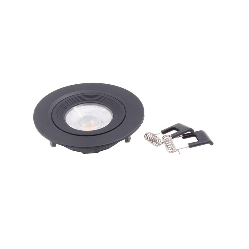 Stropní LED svítidlo ISDA 7W černé IP44