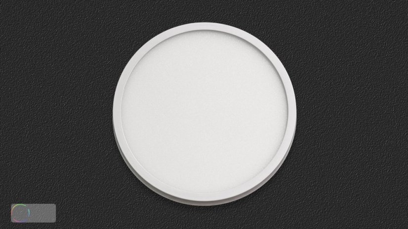 LED panel 8W RONDO CLASSIC SLIM 90mm bílý Denní bílá