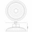 LED svítidlo UFO 150W 5000K IP65 se senzorem a standby mode
