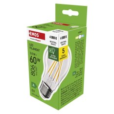 LED žárovka Emos Filament E27 A60 3,8W