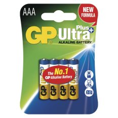 Alkalická mikrotužková baterie GP Ultra Plus LR6 (AAA) 4ks