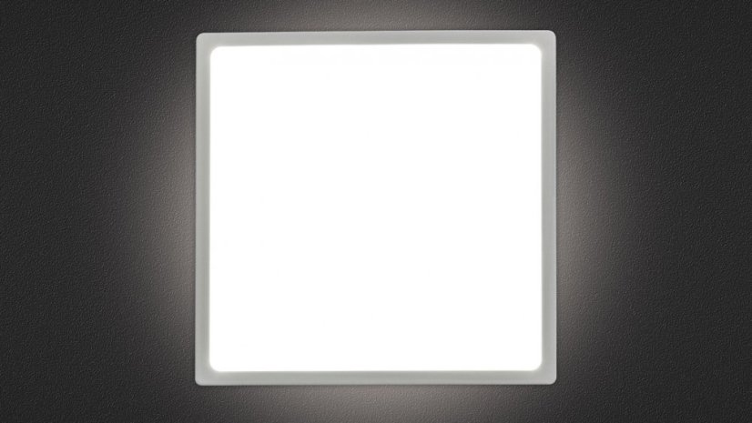 LED panel 30W SQUARE CLASSIC SLIM 220x220mm bílý Denní bílá