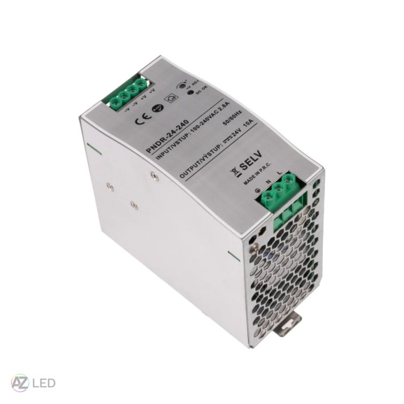 Trafo pro zapojení LED osvětlení 24V 240W na DIN lištu