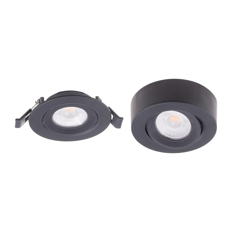 Stropní LED svítidlo ISDA 7W černé IP44