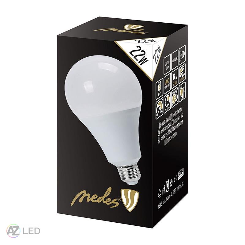 LED žárovka A95 22-150W 240° E27 - Barva světla: Studená bílá