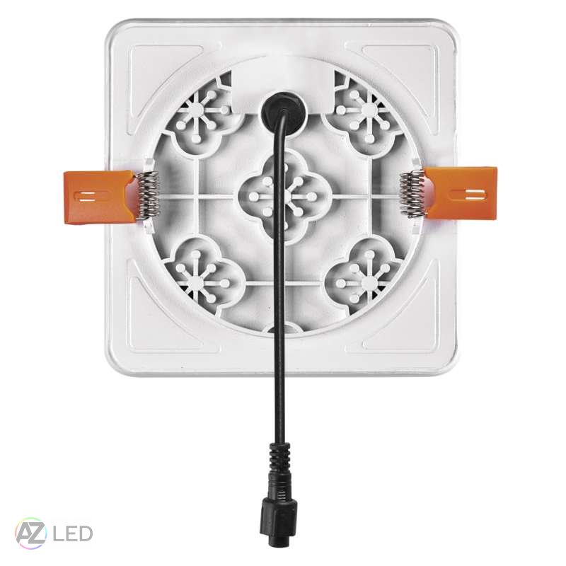 LED panel vestavný čtverec 11W 125x125mm IP65 - Barva světla: Teplá bílá