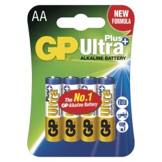Alkalická tužková baterie GP Ultra Plus LR6 (AA) 4ks