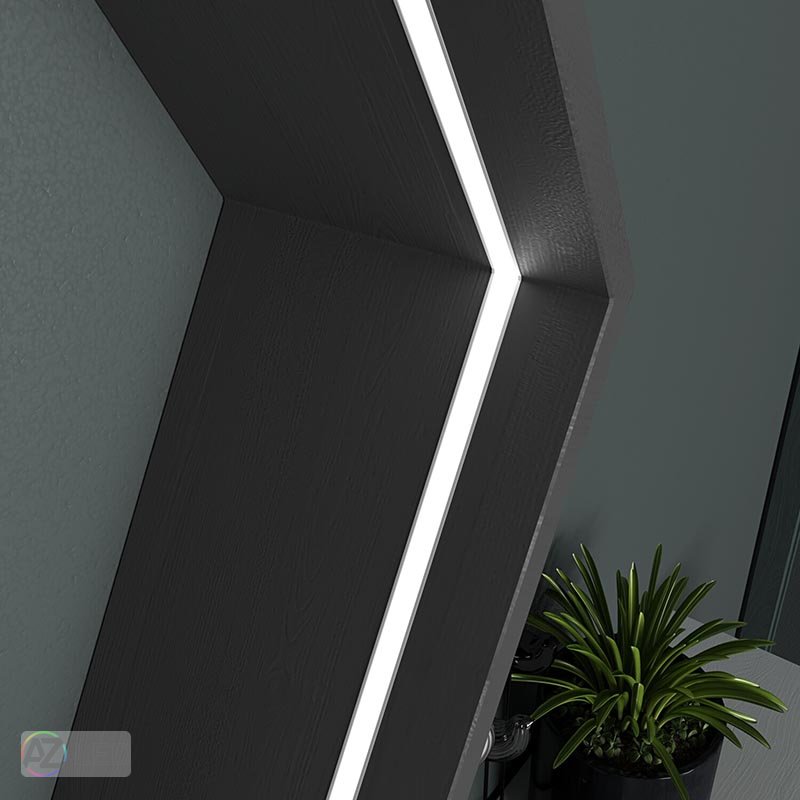 Nástěnný LED profil - P4-2 mini bílý