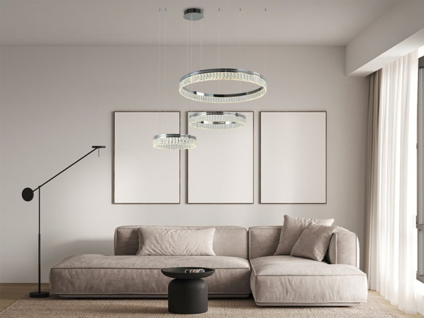 THALIA křišťálový závěsný lustr - N2106