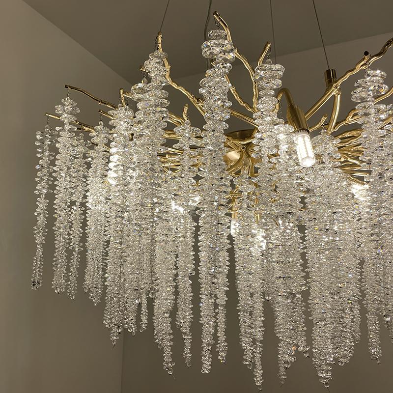 Luxusní závěsný křišťálový lustr 13 x G9 - CA021/800