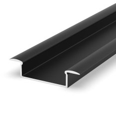 Vestavný LED profil - P14-1 černý
