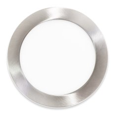 LED panel RONDO BASIC 12W 170mm stříbrný