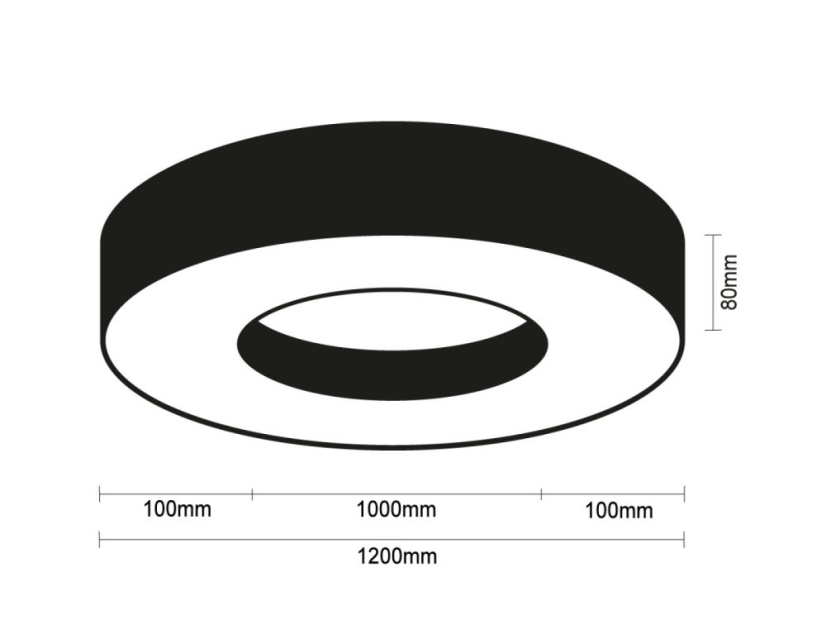 LED stropní svítidlo 115W - CL7434