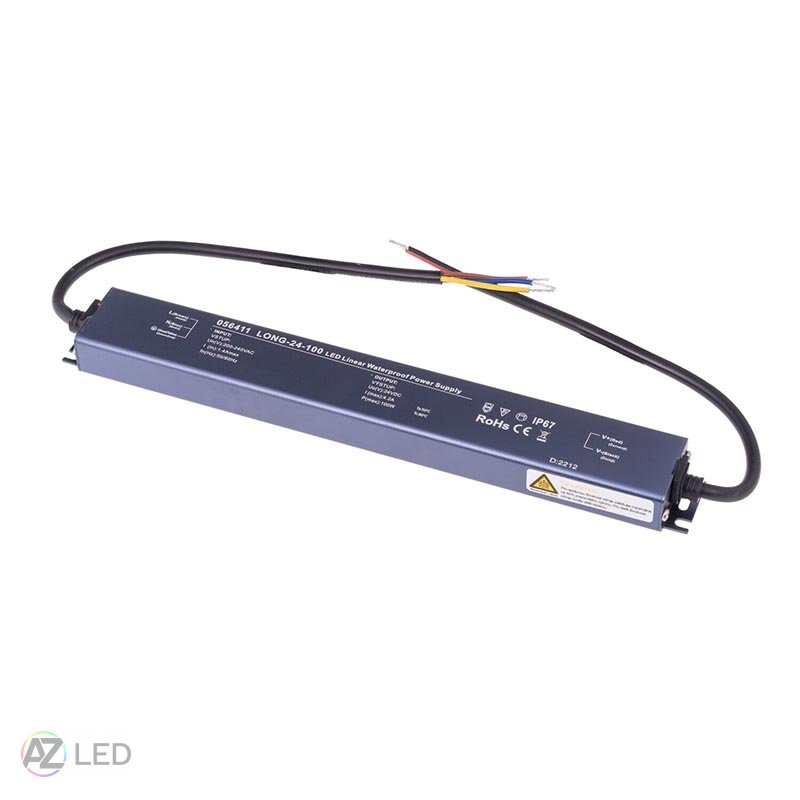 Trafo pro zapojení LED osvětlení 24V 100W LONG IP67