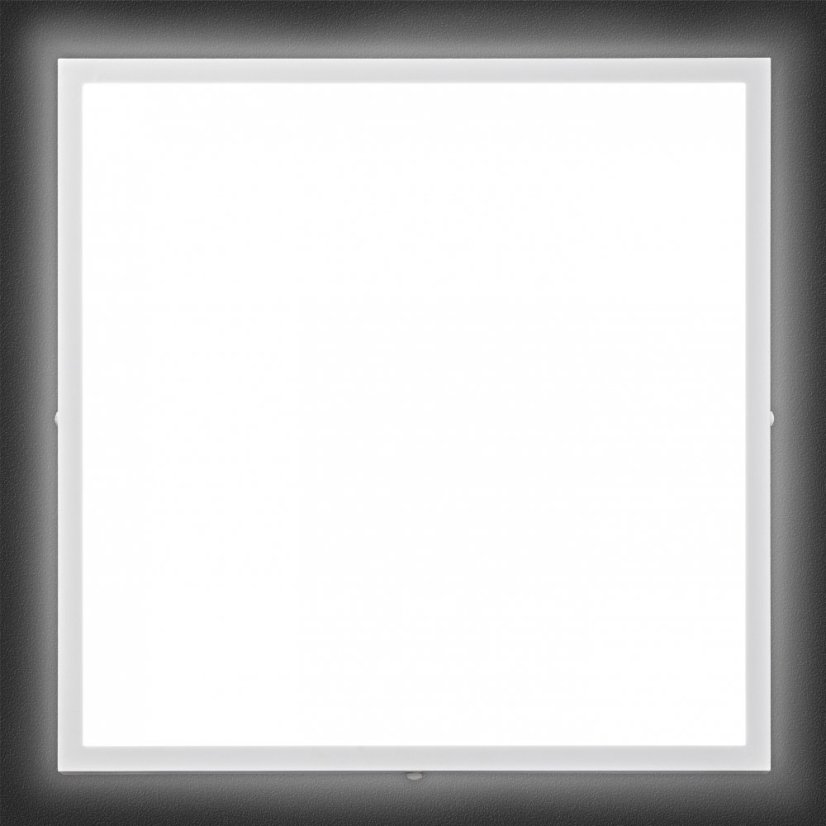 Led panel přisazený QUADRA 48W 600x600mm bílá Denní bílá_rozsvícené