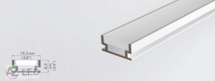 Pochozí LED profil - HRP - Délka: 1000 mm