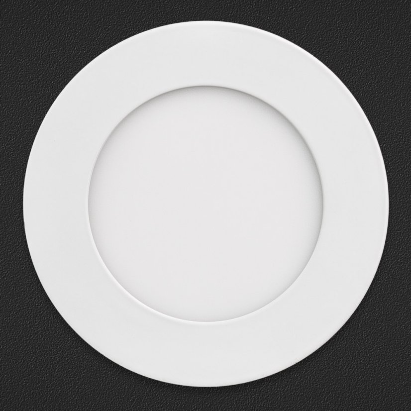 LED panel RONDO BASIC 6W 120mm bílý