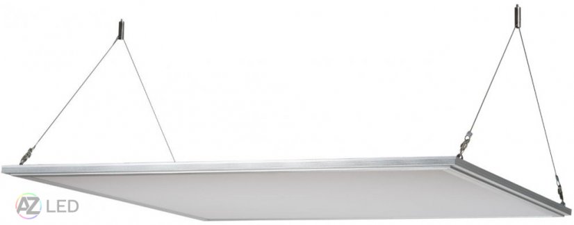 LED panel QUADRA LONG MINI 24W 600x300mm stříbrný - Barva světla: Denní bílá