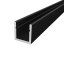 Vestavný LED profil - P4-4 mini černý