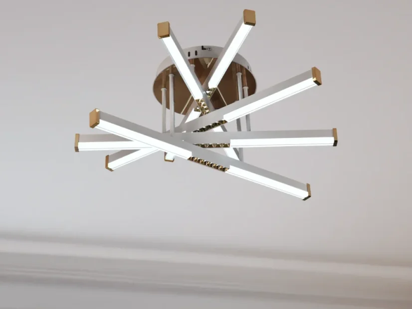 LED stropní svítidlo s dálkovým ovladačem 75W - J7313/W