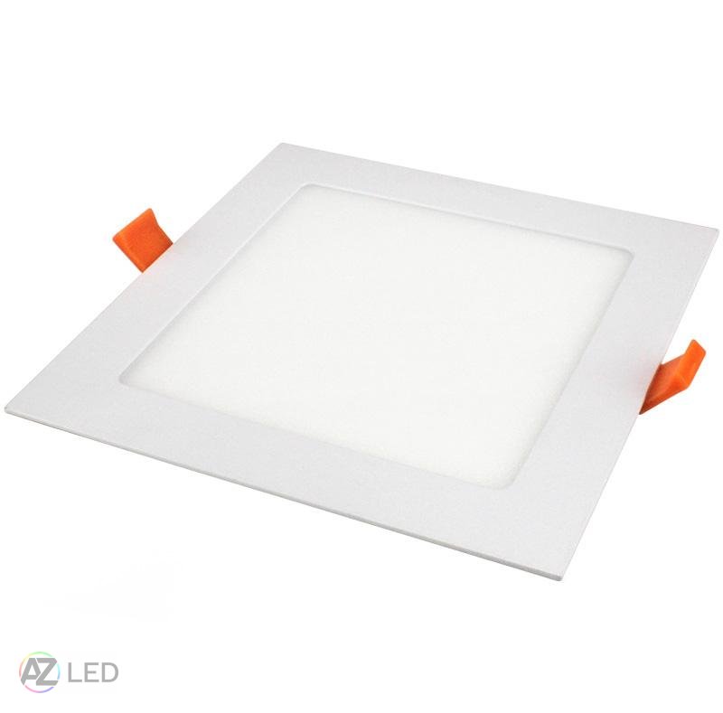 LED panel čtverec vestavný 18W 225x225mm - Barva světla: Teplá bílá