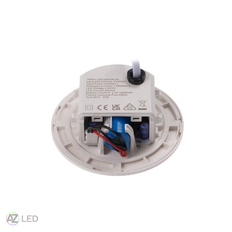 LED nouzové podhledové svítidlo EMD2W-2H