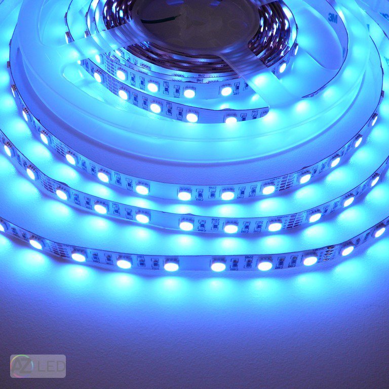 LED pásek RGBW 24V 19,2W/m 4v1 vnitřní - Barva světla: RGB + Denní bílá
